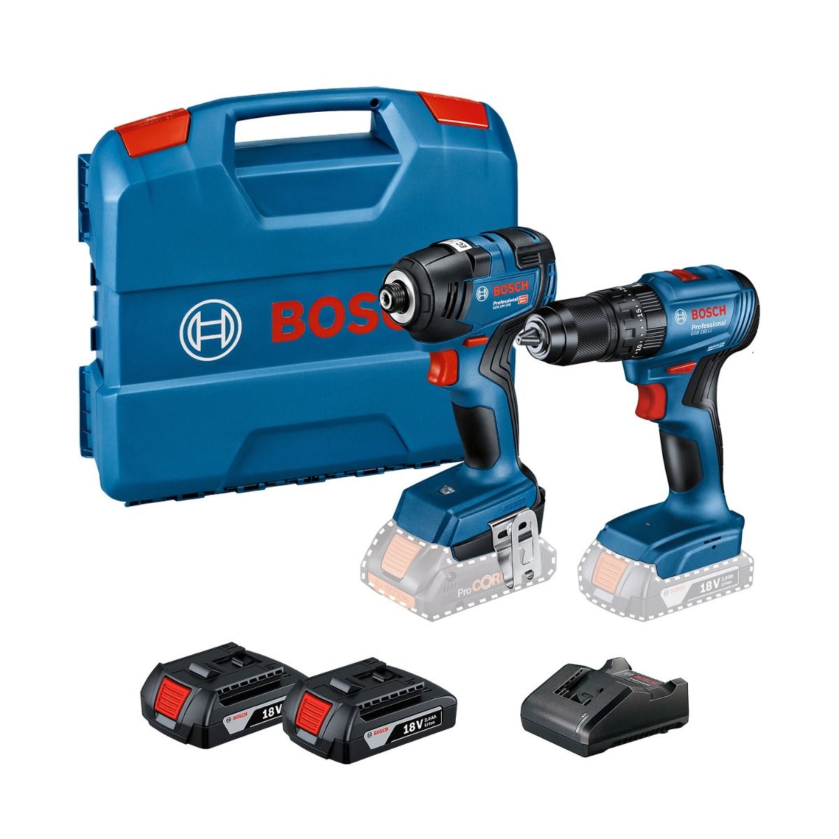 Combo Llave Impacto + Rotomartillo 19J21G Bosch