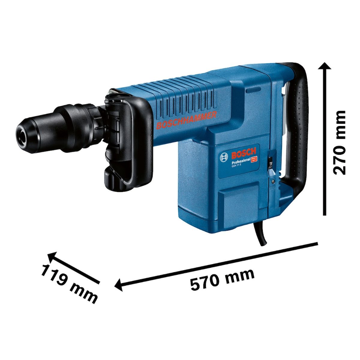 Martillo demoledor sds Max 1500W VV 11316 Bosch 5
