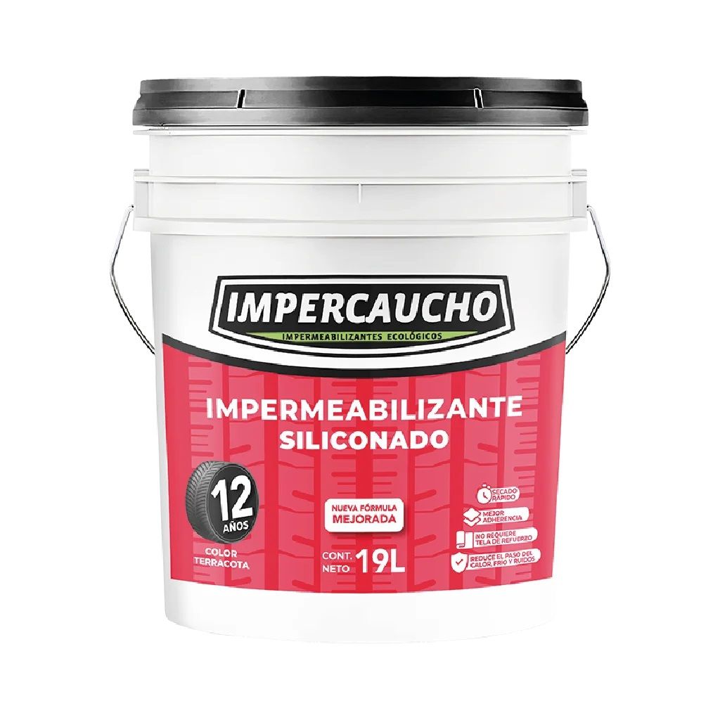 Impermeabilizante 19 Lts Terracota Impercaucho® 2