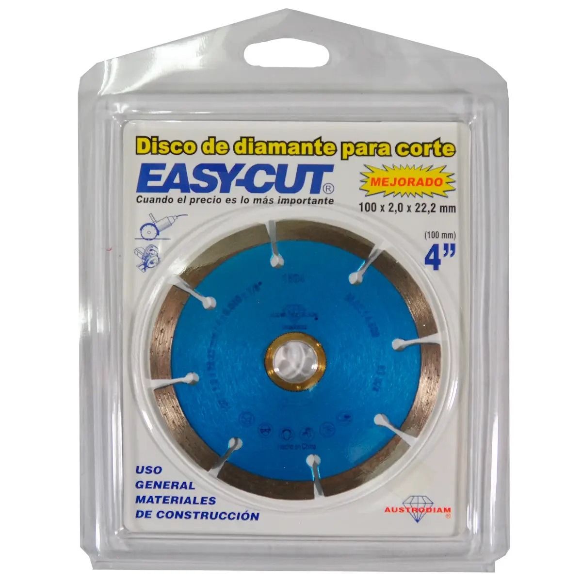 Disco de Diamante Easy-cut 4" 1504 Austromex 2