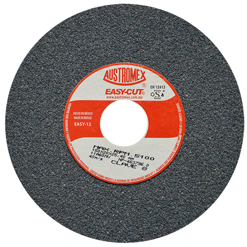 Rueda abrasiva para esmerilado de acero Easy-cut 7 / 8 Austromex