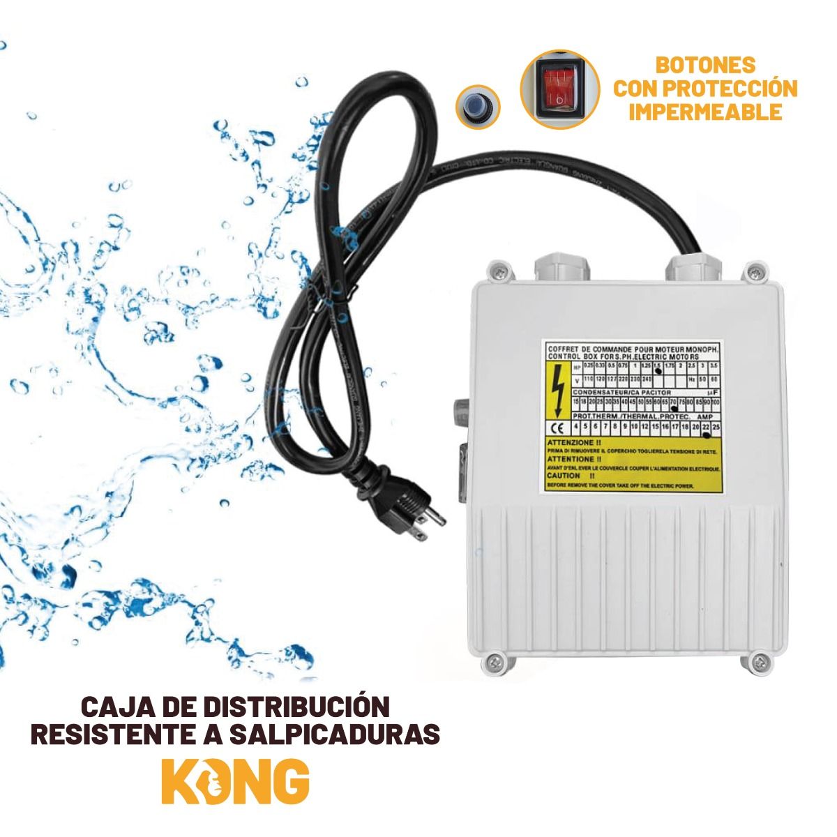 Bomba Tipo Bala 1 HP KO-BA28P Kong 5
