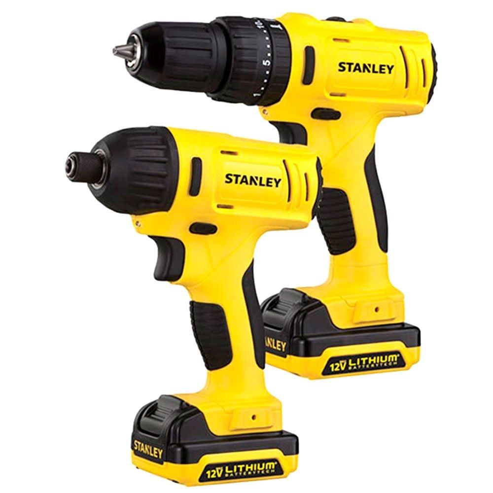 Combo taladro percutor SCH121S2 - Atornillador de impacto SCI12S12K 12V Stanley 2