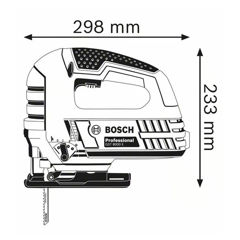 Sierra Caladora 710W VV GST 75 E 158H.0 Bosch 4