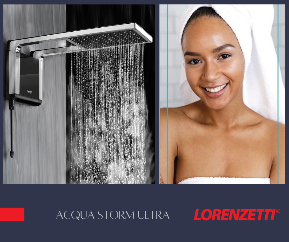 Regadera 220V Acqua Storm Ultra Lorenzetti 3