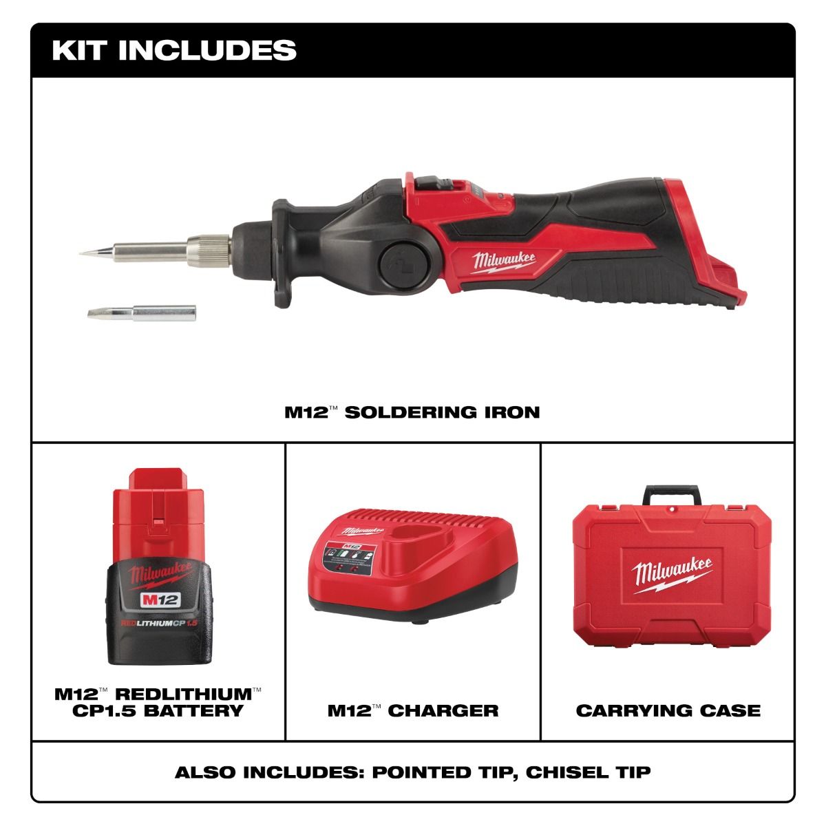 Cautín M12™ 2488-21 Milwaukee 9