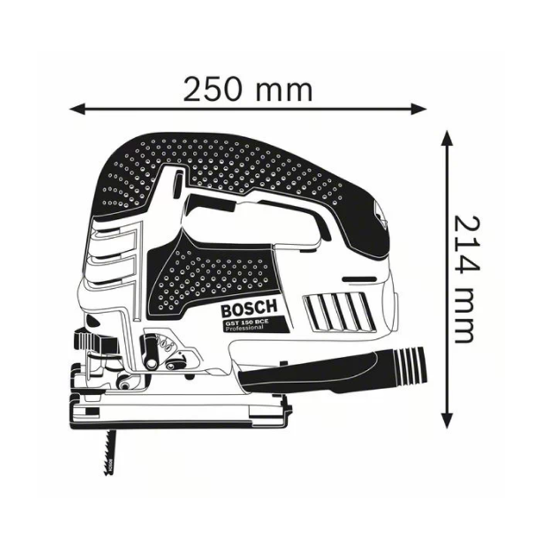 Sierra Caladora 750W VV Heavy Duty GST 150 BCE 1513.0 Bosch 3