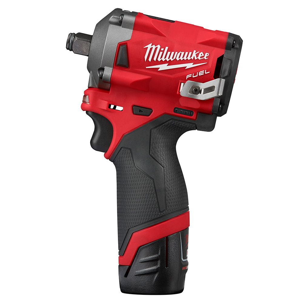 Llave de impacto M12 Fuel Stubby 1/2 Pulg 2555-22 Milwaukee 2