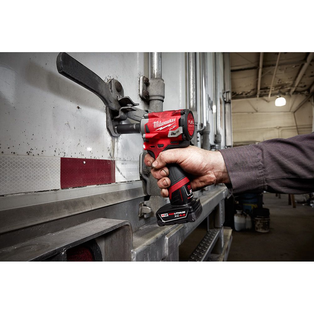 Llave de impacto M12 Fuel Stubby 1/2 Pulg 2555-22 Milwaukee 4