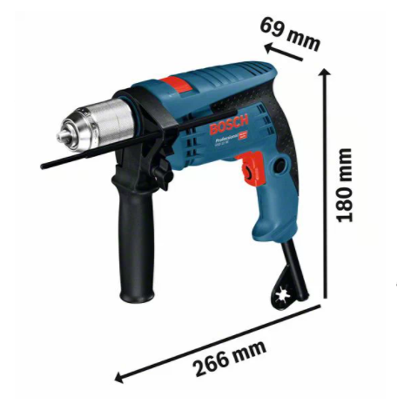 Rotomartillo 650W 0 - 3,150 rpm Heavy Duty GSB 13 RE 123D.5 Bosch 2