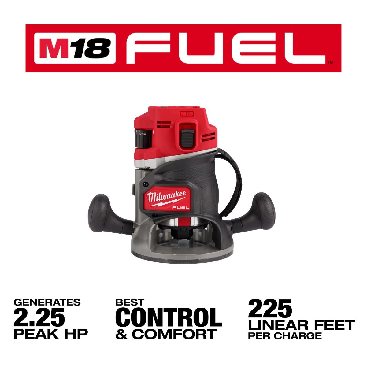 Router M18 FUEL™ 1/2" 2838-20 Milwaukee 5