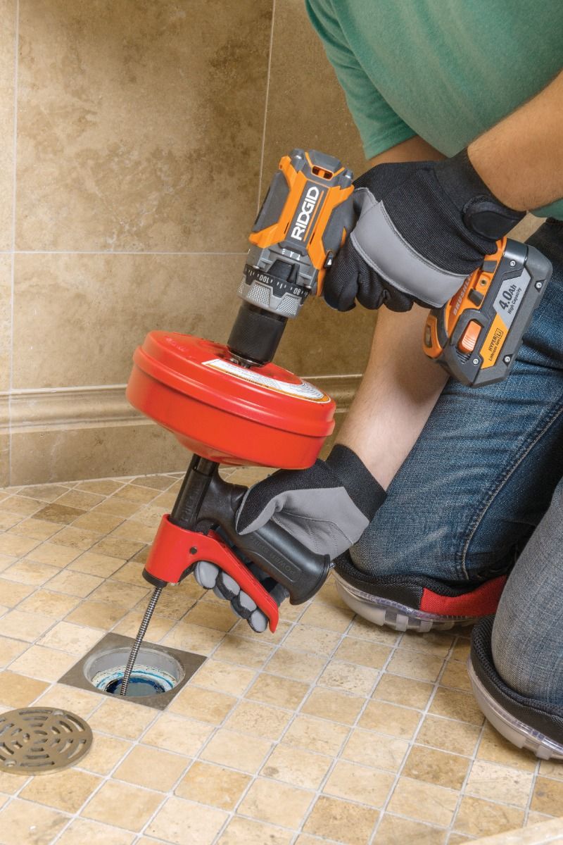 Destapacaños power spin 57043 Ridgid 9