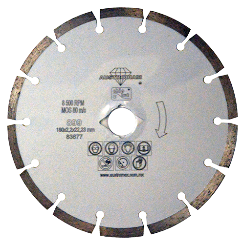 Disco de diamante segmentado Chip-cut 899 Austromex
