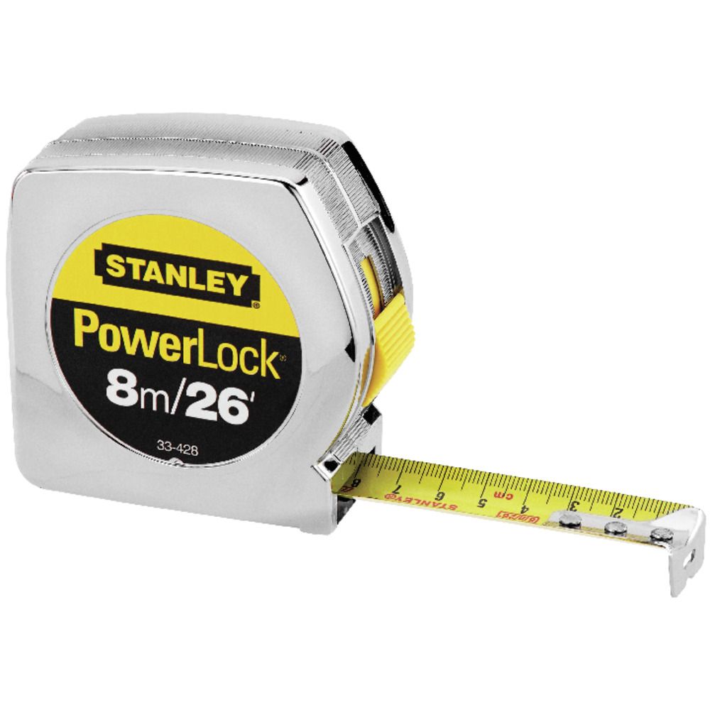 Flexómetro 8 Mts 26 Pulg 63X34 mm 33-428MX Stanley 2