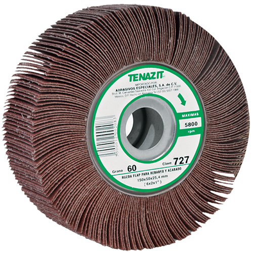 Rueda flap Tenazit Premium grano 60 6X2X1 727 Austromex