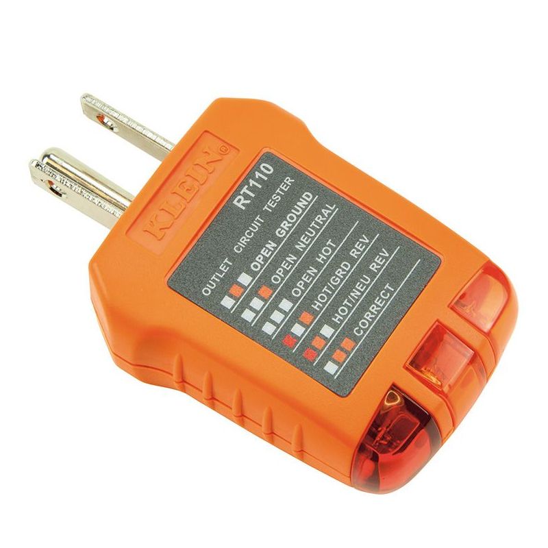 Probador de receptáculo RT110 Klein Tools 2