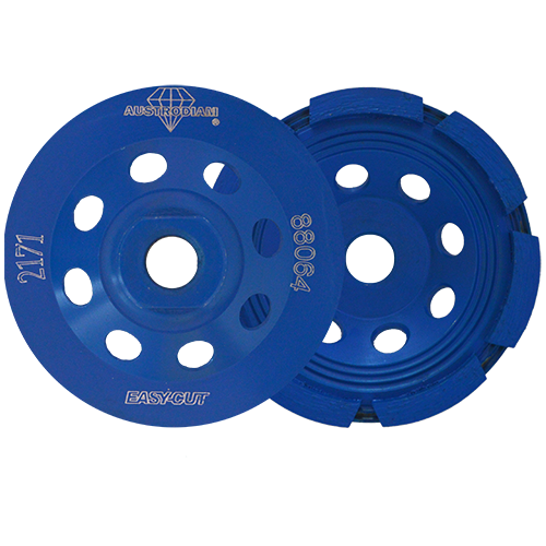 Copa de diamante segmentada Easy-cut 4 Pulg Austromex