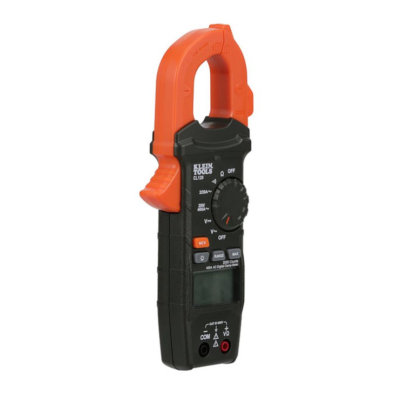 Multímetro digital de gancho de rango automático de 400 A CA CL120 Klein Tools 6