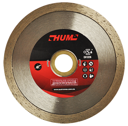 Disco de diamante rin continuo HUM 4 Pulg 2553 Austromex