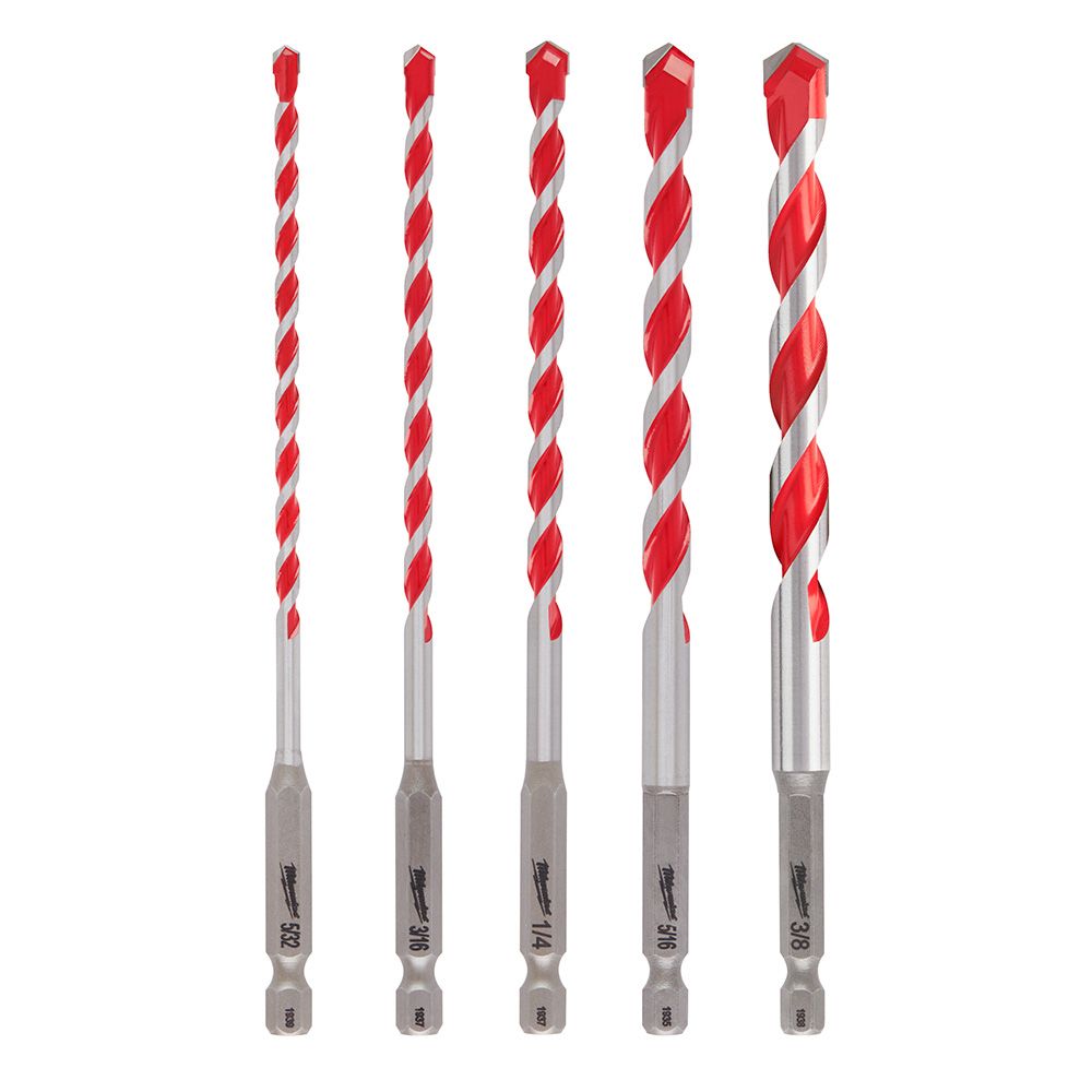 Juego de brocas para concreto 5 Pz 48-20-9051 Milwaukee 4