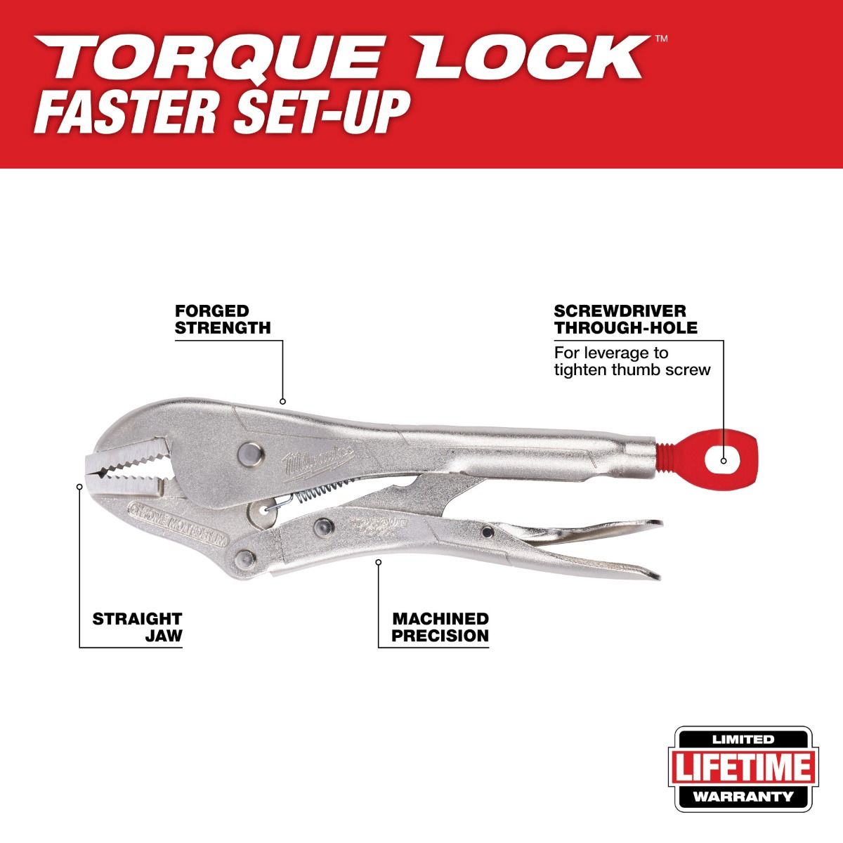 Pinza de presión Recta 7” 48-22-3507 Milwaukee 2