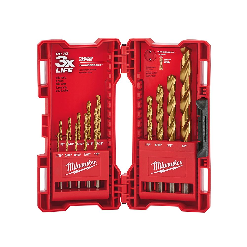 Juego de brocas titanio 14 Pz 48-89-0011 Milwaukee 2