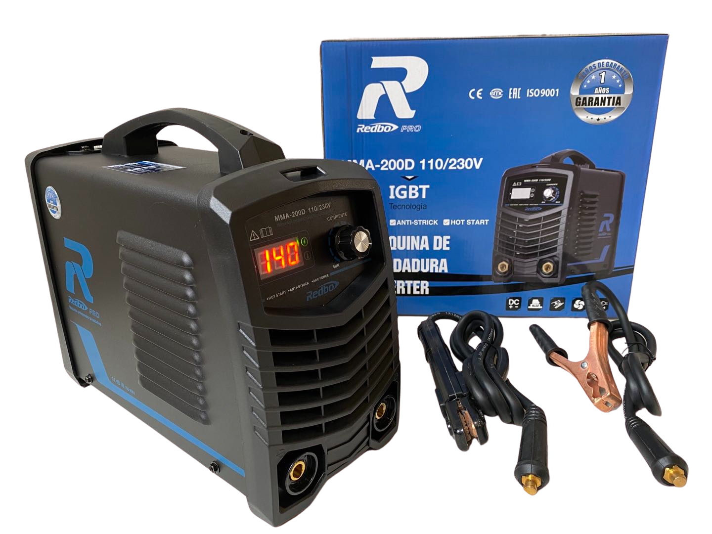 Soldadora Inversora MMA200D Redbo 4