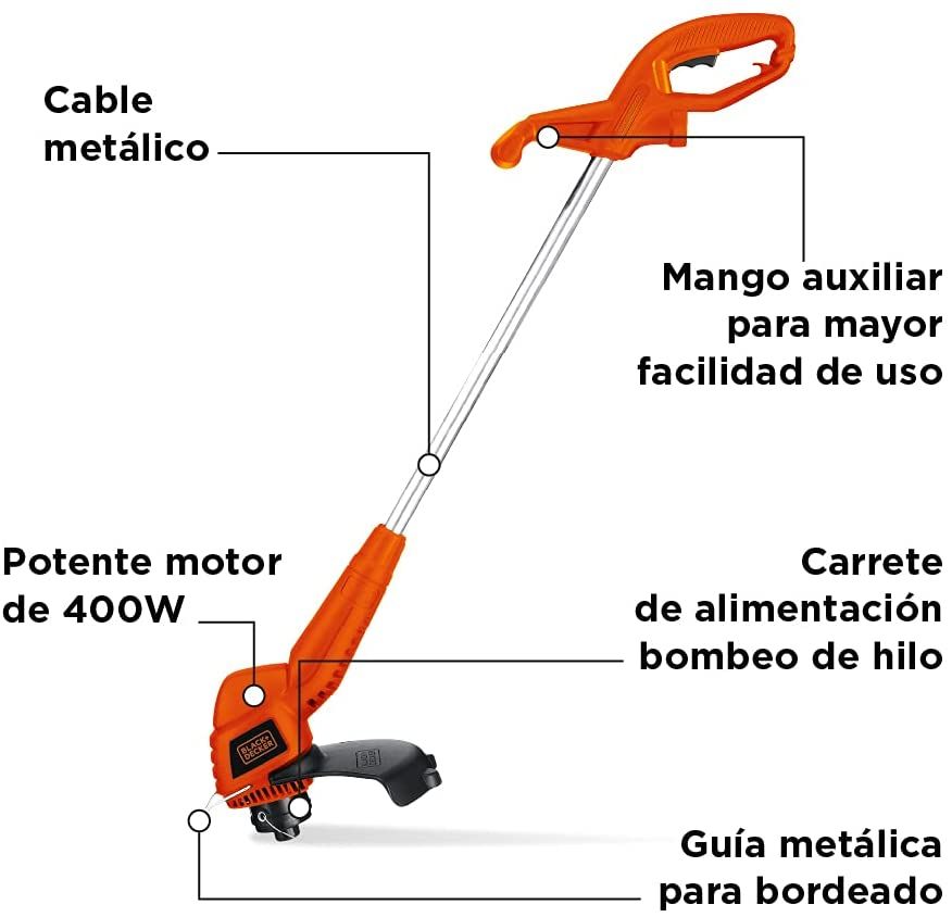 Desbrozadora de 30 cm ST4500-B3 Black&Decker 2