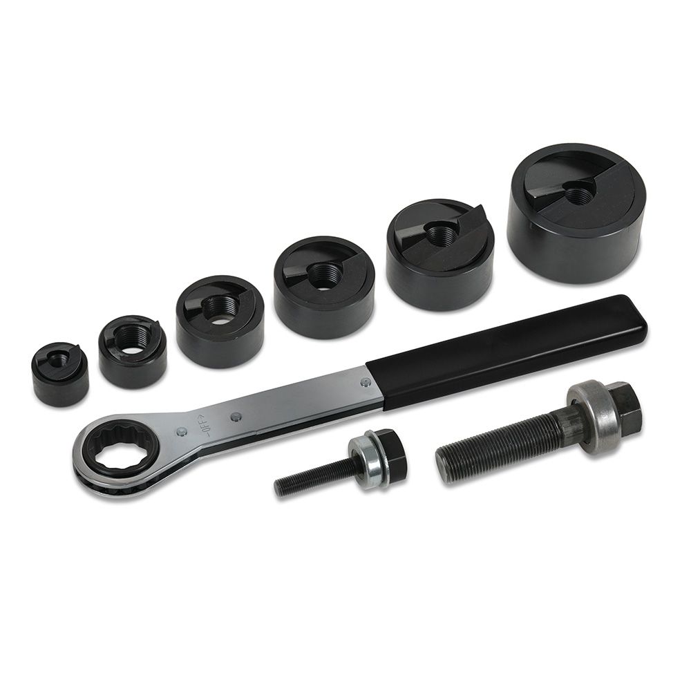Juego de 6 Sacabocados KT de 0.50'' a 2'' en estuche 53732SEN Klein Tools 2