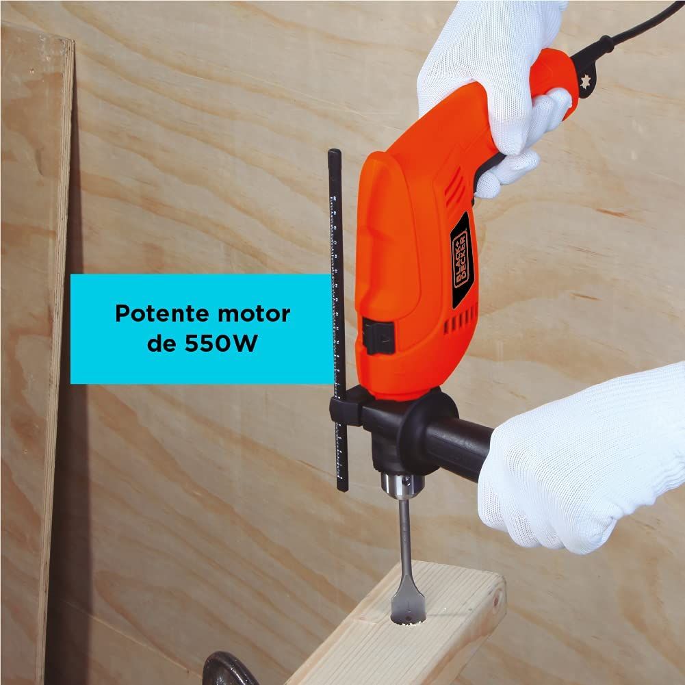 Rotomartillo 1/2 Pulg 550W HD555 Black&Decker 4