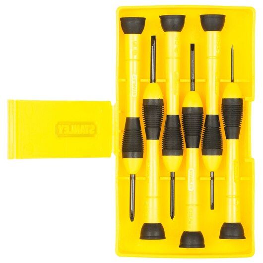 Desarmadores de precisión plástico 6 Pz 66-052 Stanley 4