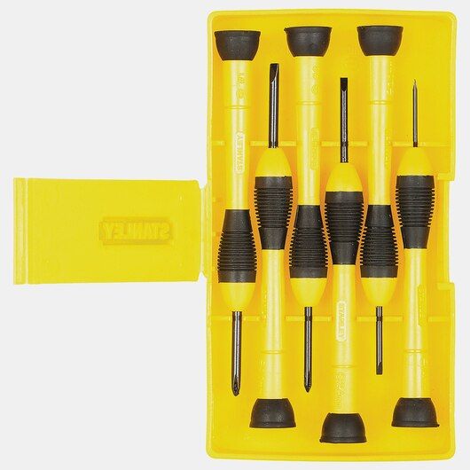 Desarmadores de precisión plástico 6 Pz 66-052 Stanley 6
