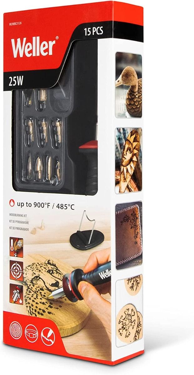 Kit de pirograbado 15 piezas 120V WLIWBK2512A Weller 4
