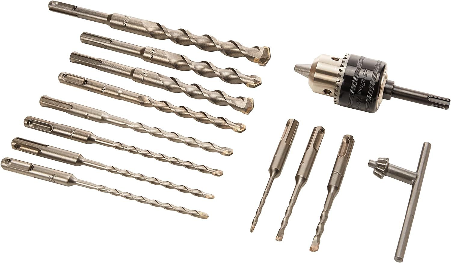 Juego de brocas y cinceles 14 Pz SDS PLUS con broquero D71205 Makita 2