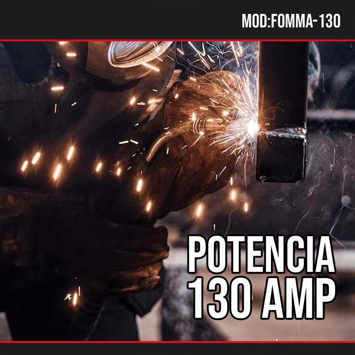 Soldadora inversora 130A FOMMA130 FOREMAN 7