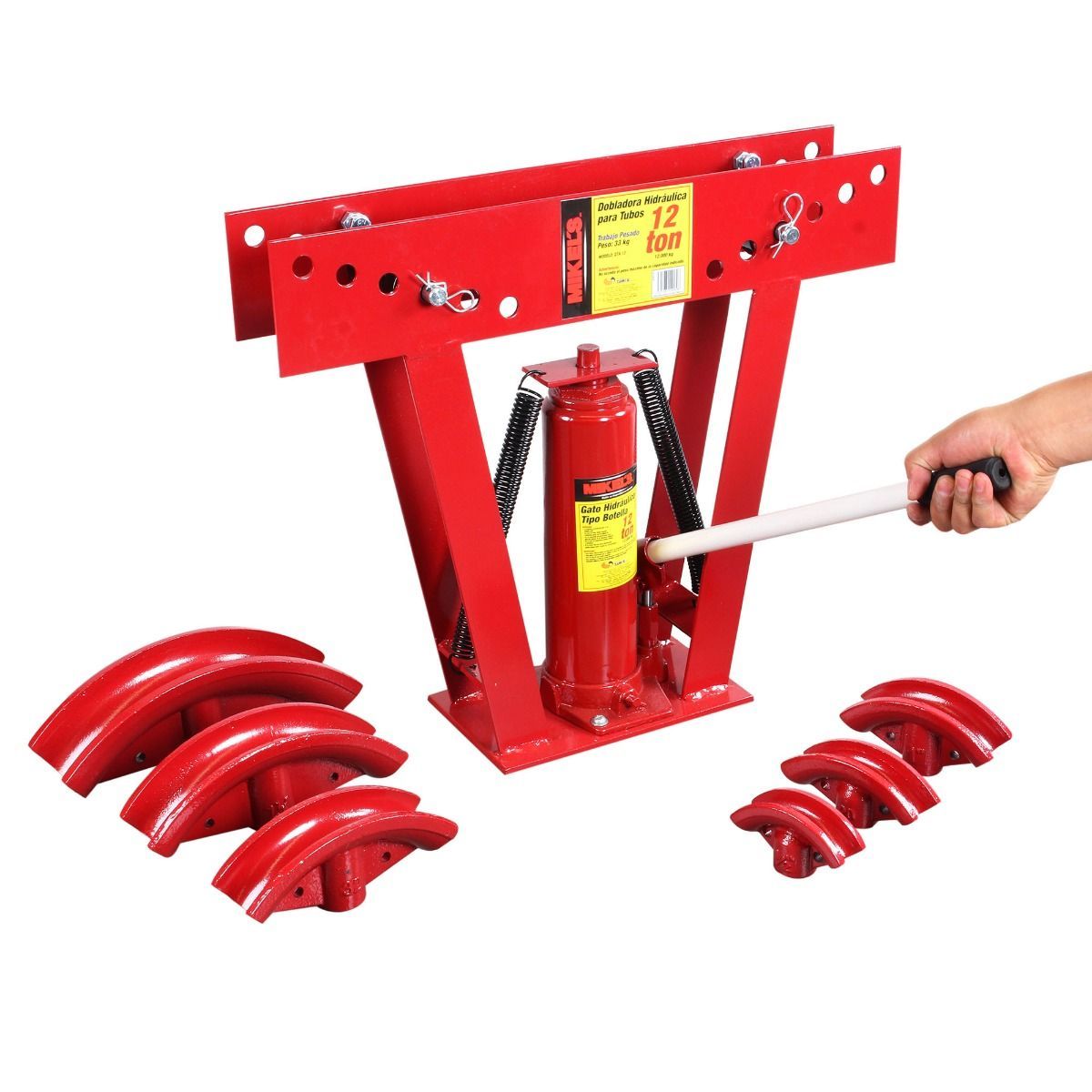 Doblador de tubo hidráulico 12TON DTA12 MIKELS 3