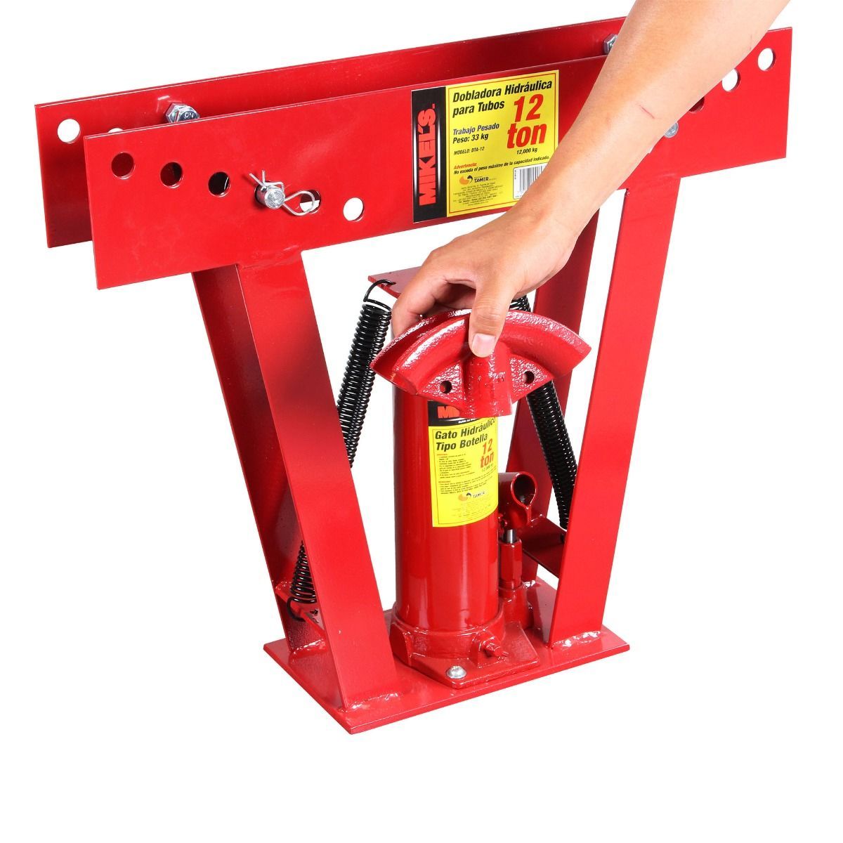Doblador de tubo hidráulico 12TON DTA12 MIKELS 6