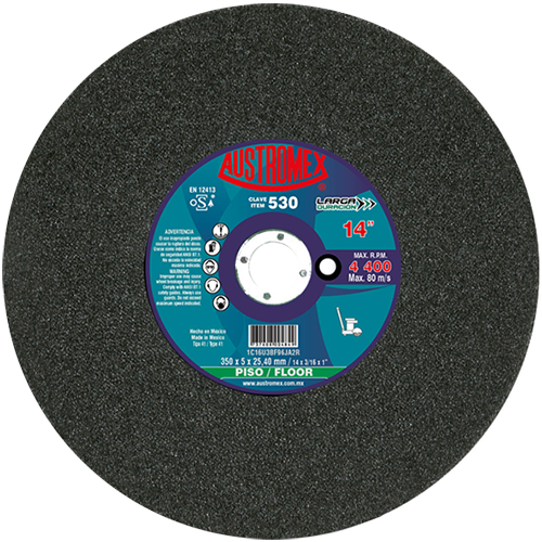 Disco para corte de piedra (concreto viejo) 14 Pulg 530 Austromex