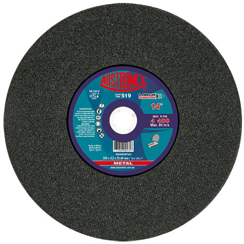 Disco para corte de metal 14" 519 Austromex