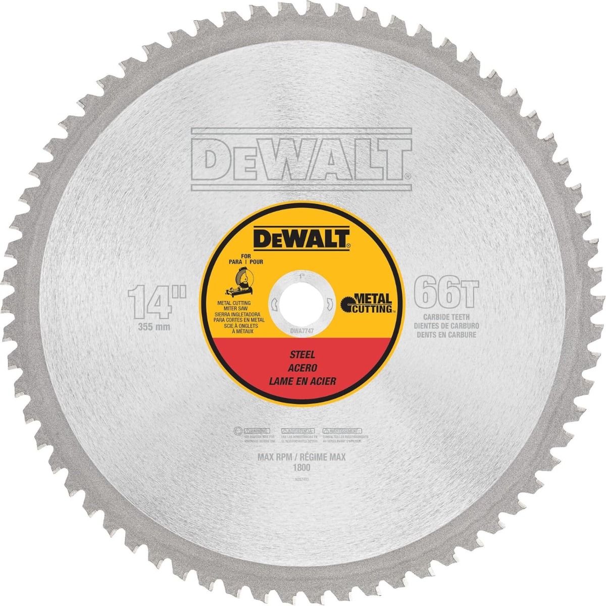 Disco de diamante para metal 14 Pulg DWA7747 DeWalt