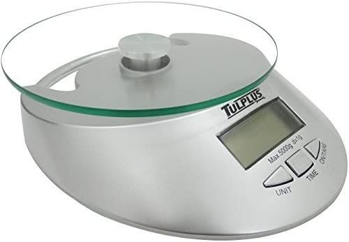 Bascula Digital con Charola de Vidrio 5Kg -1609 Adir 2