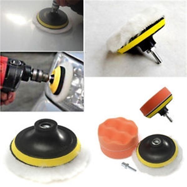 Set de accesorios para pulir pintura automotriz 7" 180 mm 771 Adir 3