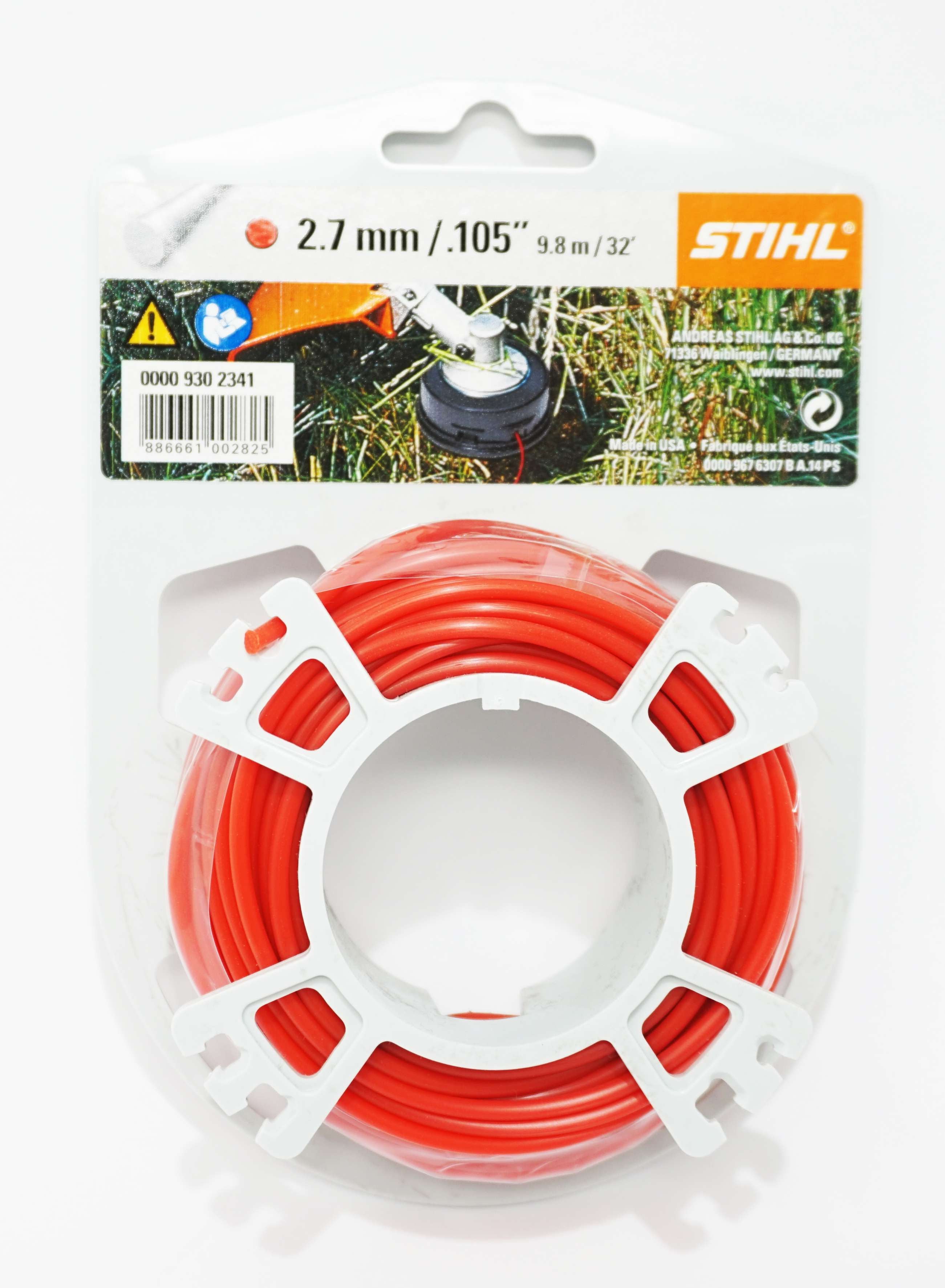 Hilo para desmalezadora 2.7 mm 105 9M Rojo Stihl