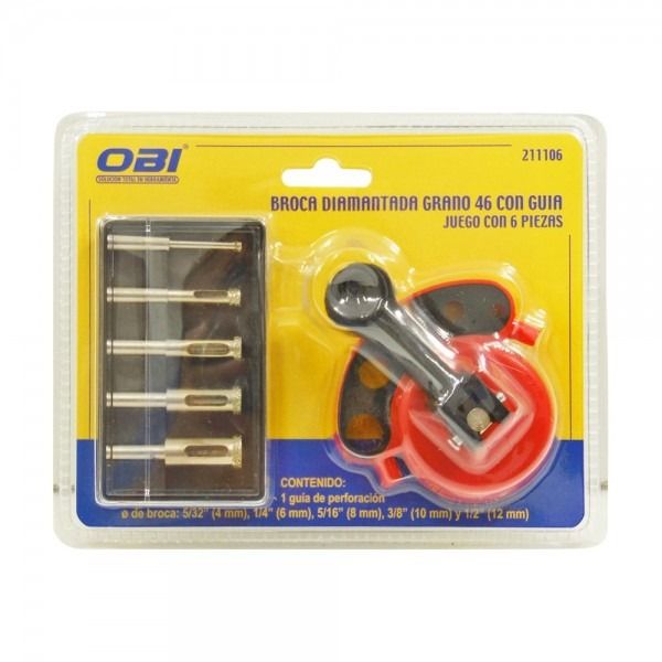 Juego de brocas de diamante con guía 5pz 211106 OBI 2