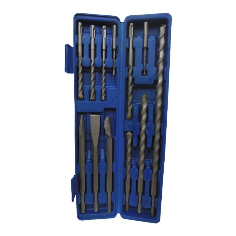 Juego de brocas y cinceles concreto SDS Plus 13 Pz 211268 Obi 3