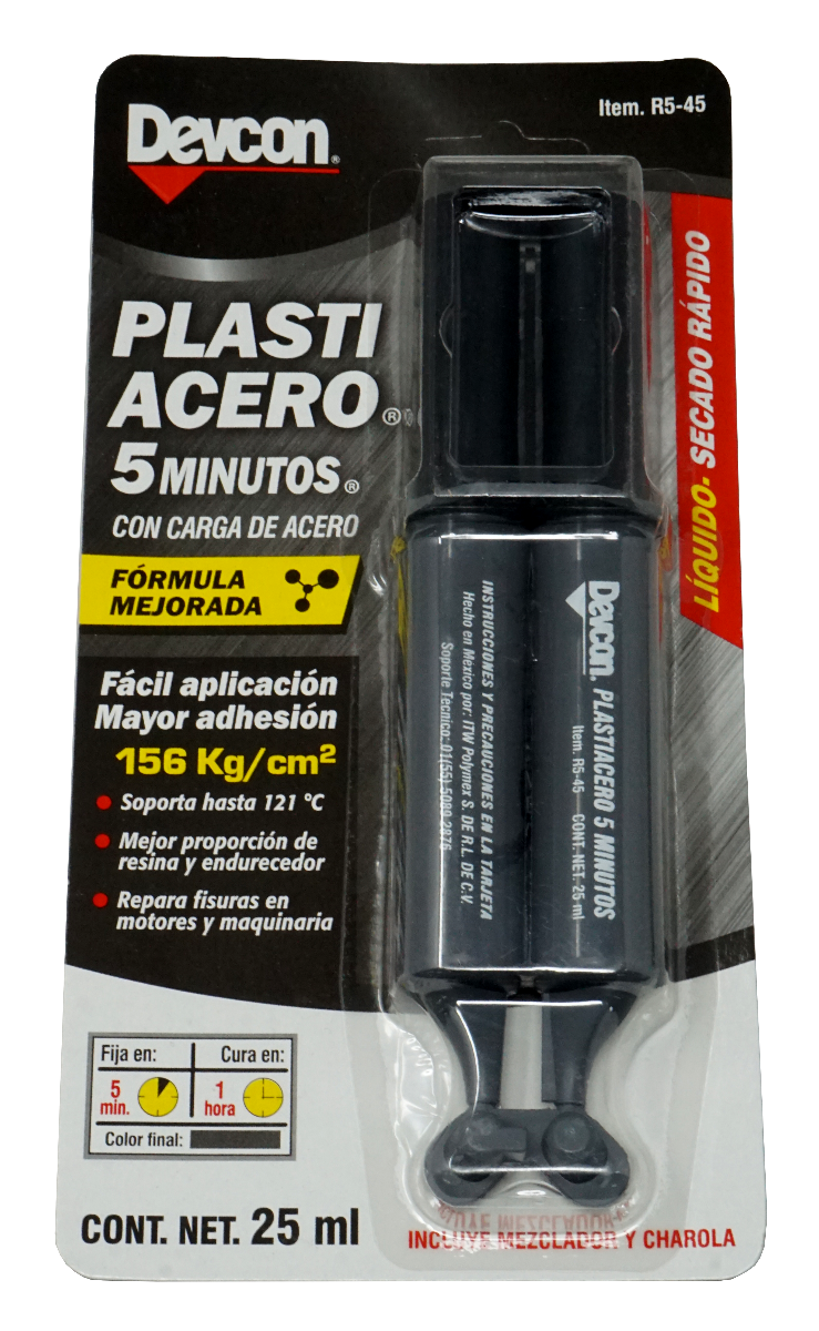 Pegamento Plastiacero 5 Minutos R5-45 Devcon