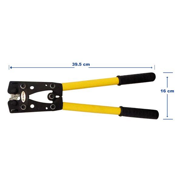 Pinza ponchadora hexagonal crimpadora manual 6-50 mm2 274713 OBI 3