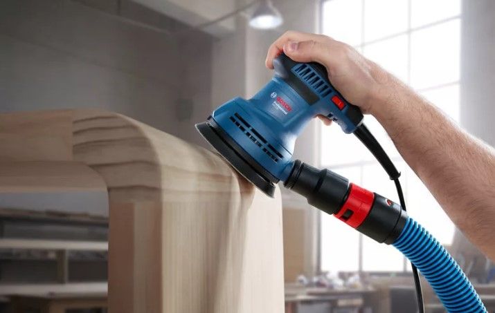 Lijadora Excéntrica De Palma 280W 7,500 - 12,000 rpm GEX 125 Bosch 3