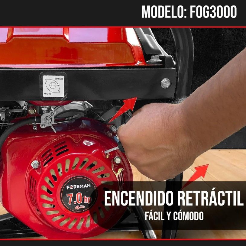 Generador a Gasolina FOG3000 Foreman 4