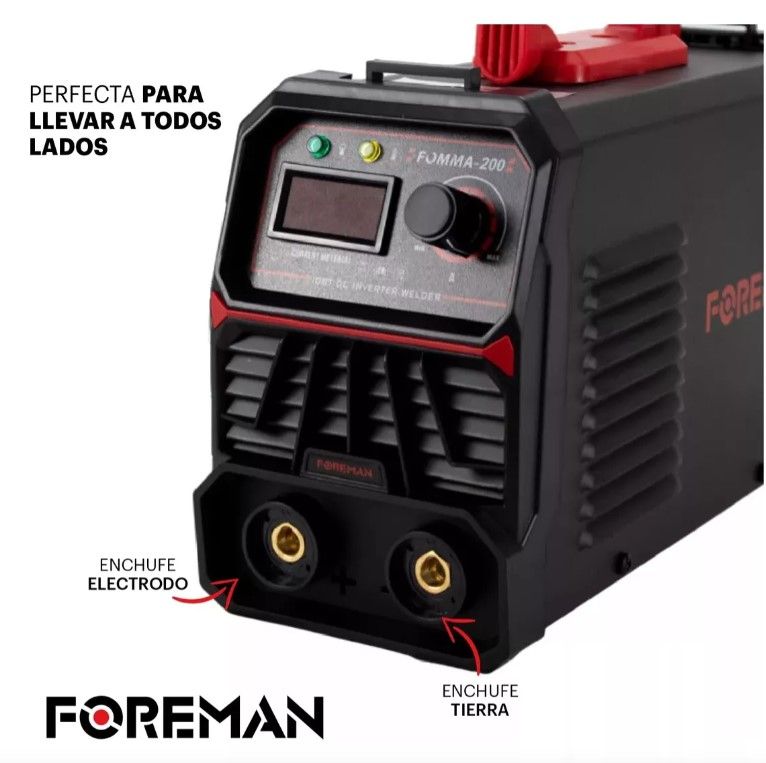 Soldadora inversora 200A FOMMA200 FOREMAN 6